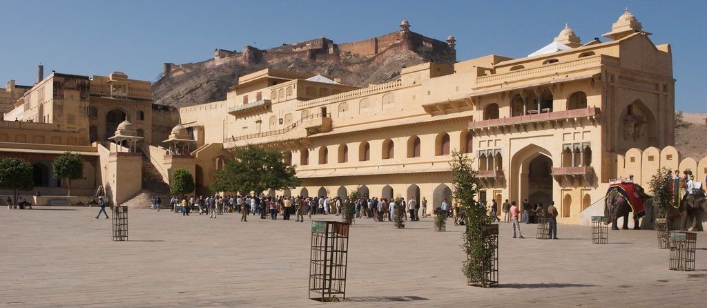 Courtyard of Amber Fort, Jaipur